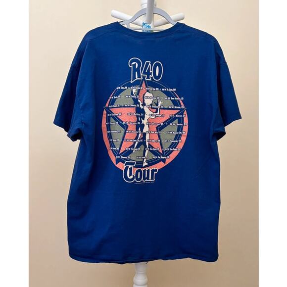 Gildan 2015 Rush 40th Anniversary Tour T-Shirt Blue R40  Graphic Unisex XL - Picture 2 of 5